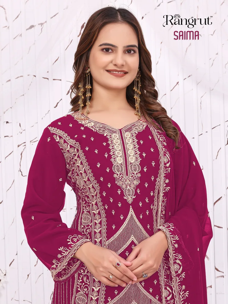 Saima By Banwery Blooming Georgette Salwar Kameez